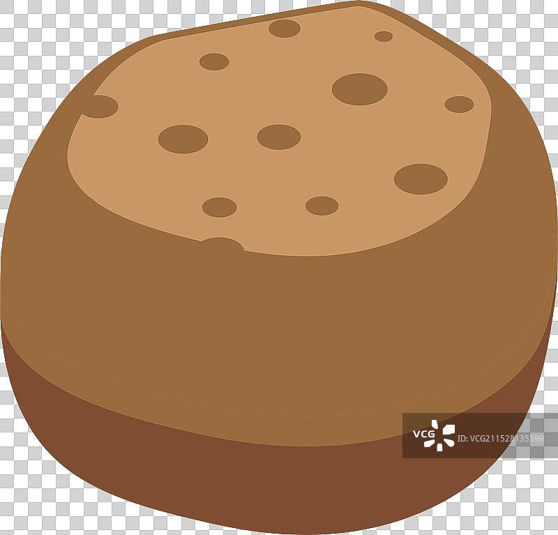 新鲜出炉的圆形面包，满足烘焙需求图片素材