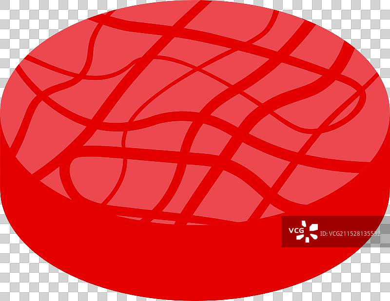 新鲜的红肉饼正在为汉堡制作中图片素材