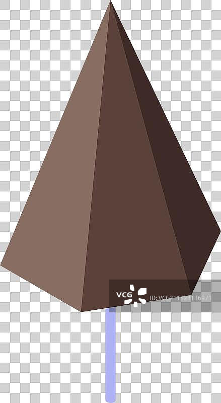 三角形巧克力糖果棒图片素材