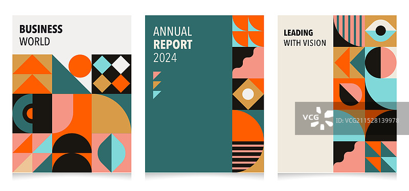 抽象包豪斯书籍封面设计合集图片素材