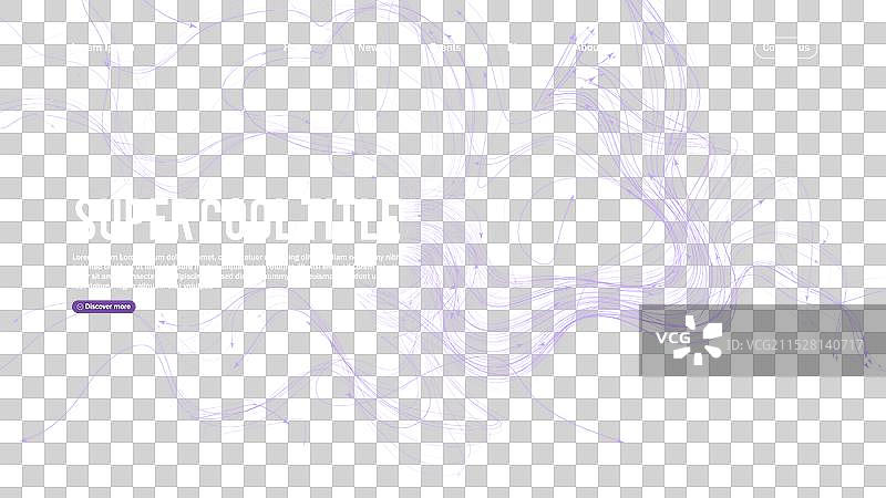 扭曲生长的着陆页抽象设计图片素材