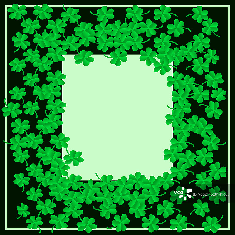 黑色背景上的绿色叶子图片素材