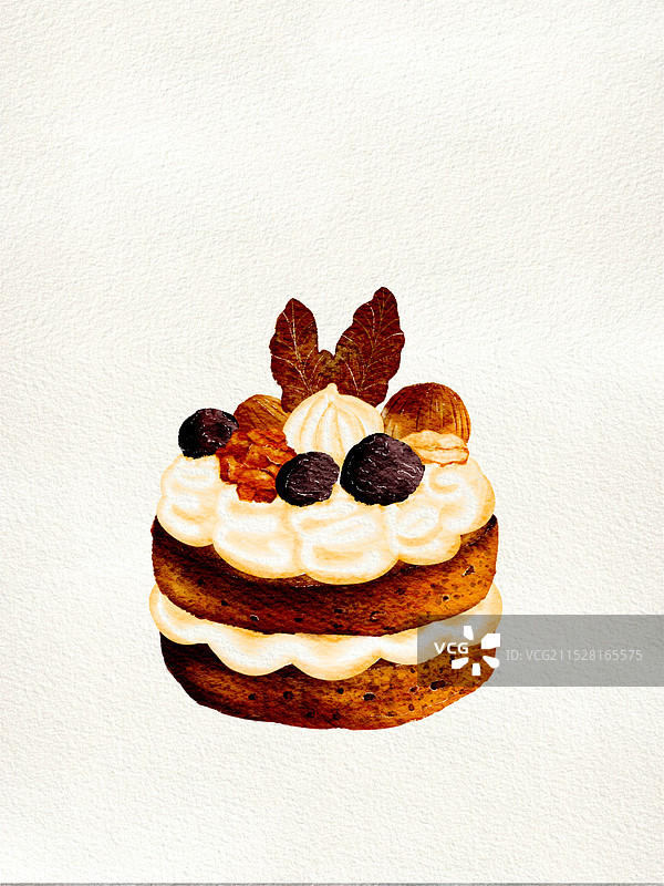 秋天蛋糕图片素材
