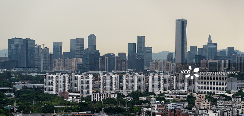 南山科技园天际线图片素材