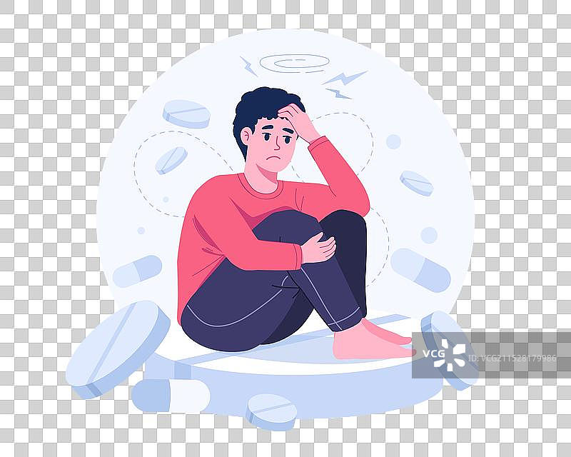 抗抑郁药依赖图片素材