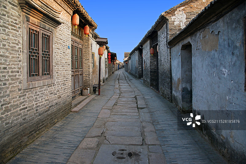 江苏淮安，淮安河下古镇风景。图片素材