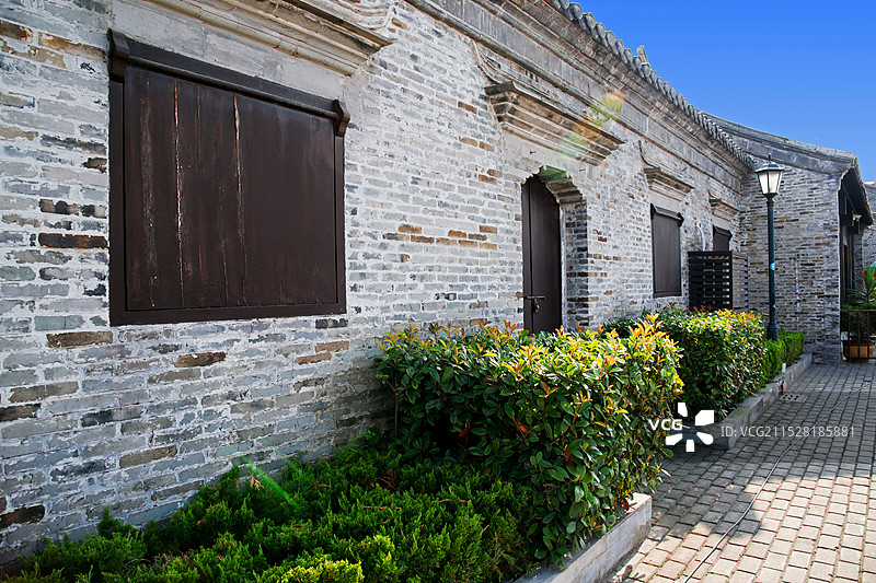 江苏淮安，淮安河下古镇风景。图片素材