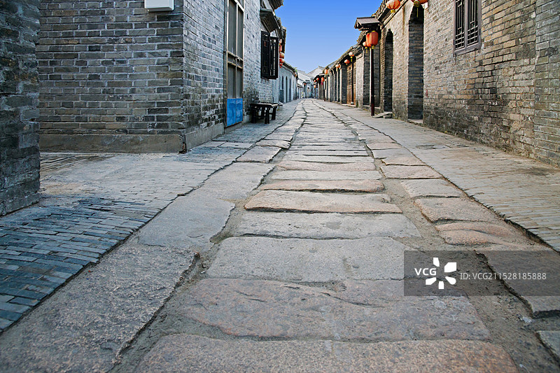 江苏淮安，淮安河下古镇风景。图片素材