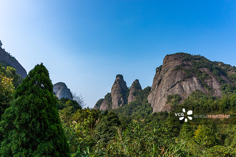 都峤山森林公园风光，中国广西自治区玉林市容县（容州）图片素材