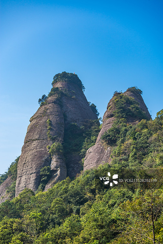 都峤山森林公园风光，中国广西自治区玉林市容县（容州）图片素材