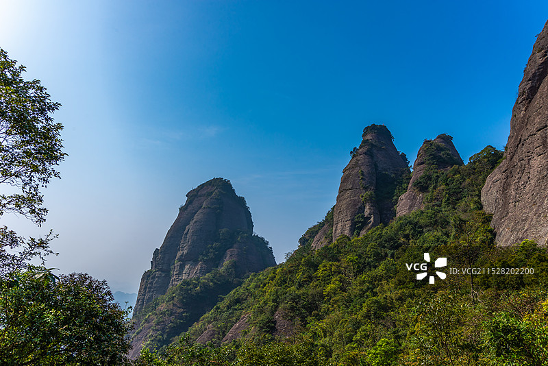 都峤山森林公园风光，中国广西自治区玉林市容县（容州）图片素材