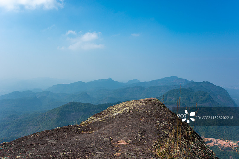 都峤山森林公园风光，中国广西自治区玉林市容县（容州）图片素材