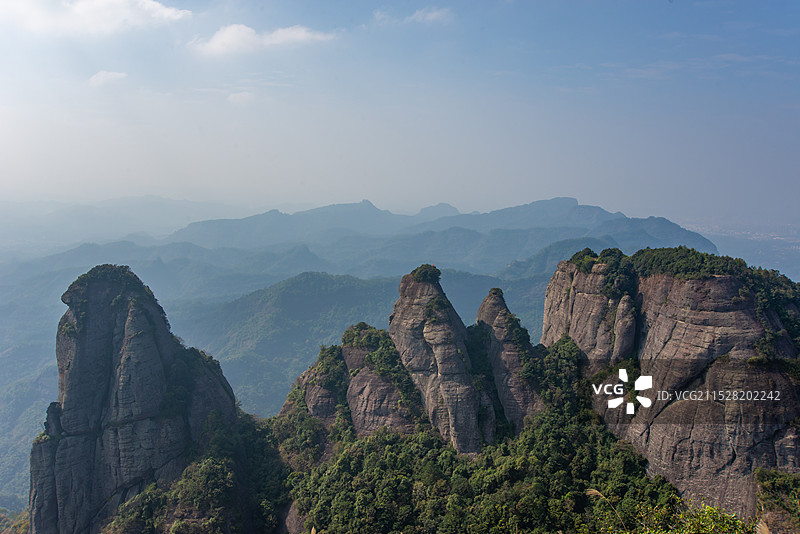 都峤山森林公园风光，中国广西自治区玉林市容县（容州）图片素材