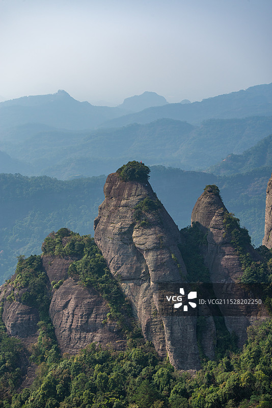 都峤山森林公园风光，中国广西自治区玉林市容县（容州）图片素材