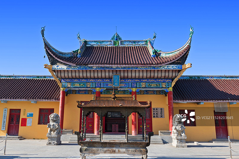 江苏淮安，闻思寺。图片素材