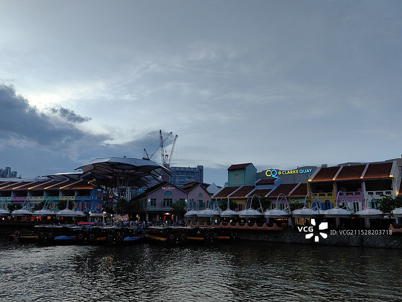 新加坡克拉码头4图片素材