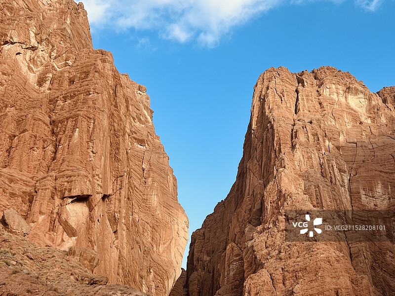 天山神秘大峡谷图片素材