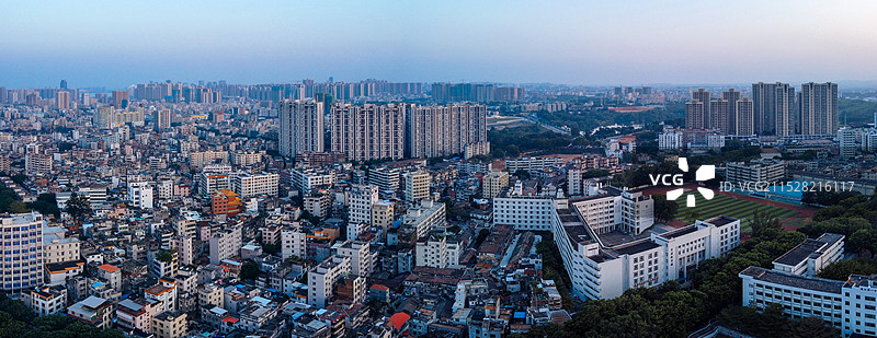 湛江 寸金桥公园 寸金路 爱华广场 地标 航拍图片素材