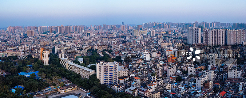 湛江 寸金桥公园 寸金路 爱华广场 地标 航拍图片素材