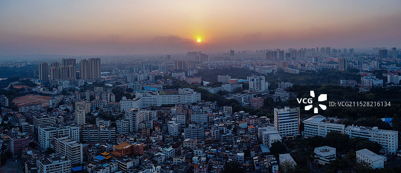湛江 寸金桥公园 寸金路 爱华广场 地标 航拍图片素材