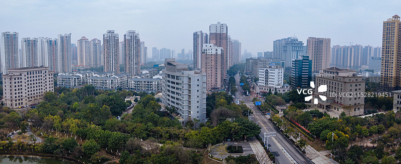 来宾市 盘古大道 文化公园 人民路 翠屏山公园 富城国际图片素材
