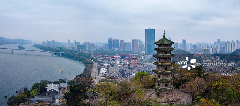 柳州 文慧桥 柳州文庙 国泰大厦 观瀑广场 登台亭 文昌塔图片素材