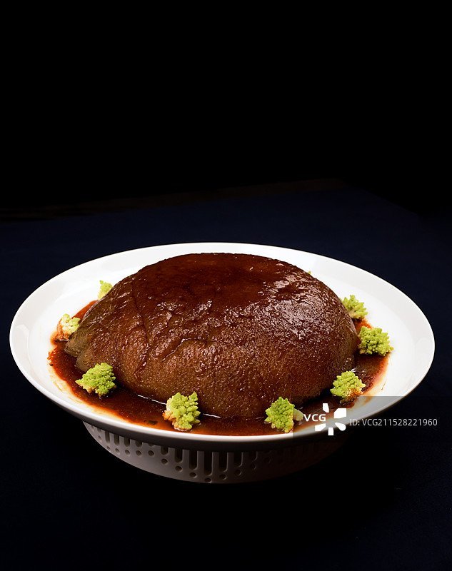 闽西客家美食一藏菜扣肉图片素材