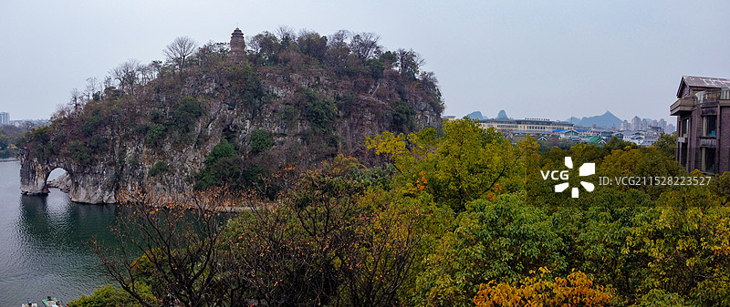 桂林 象鼻山 象山区 漓江 象道 日月双塔 两江四湖 榕湖图片素材