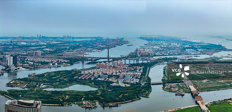 天津 滨海新区 天津港 周大福   中心商务区 紫云公园图片素材