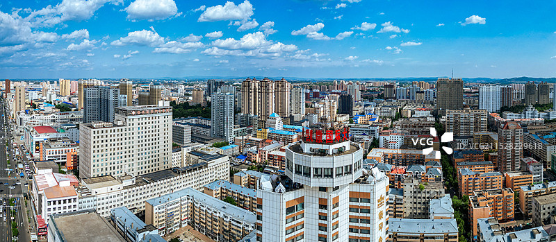 佳木斯市 百货大楼 长安西路 大商新玛特 松花江广场 外滩公园 地标图片素材