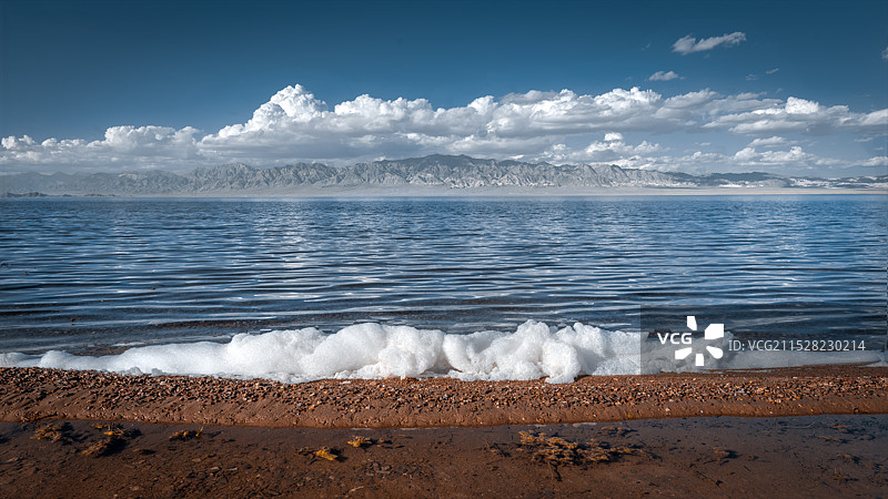 小柴旦湖图片素材