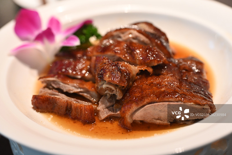 广东菜河粉和板鸭图片素材