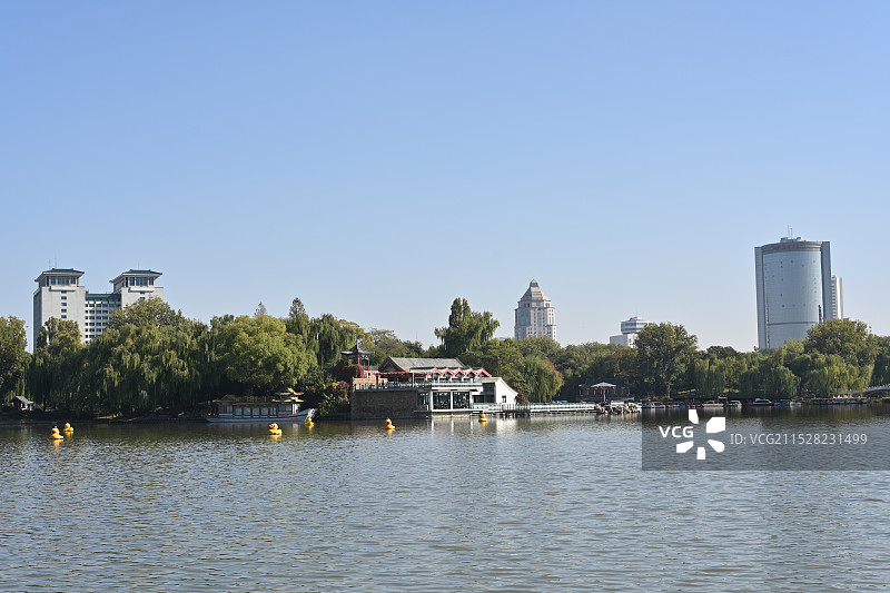 金秋紫竹院图片素材