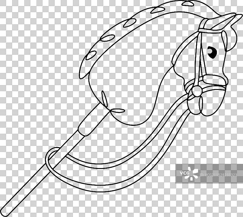 木马头一行图片素材