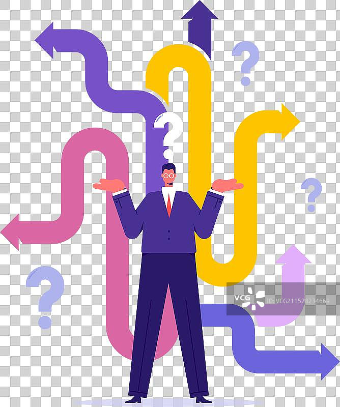 选择正确的成功之路图片素材