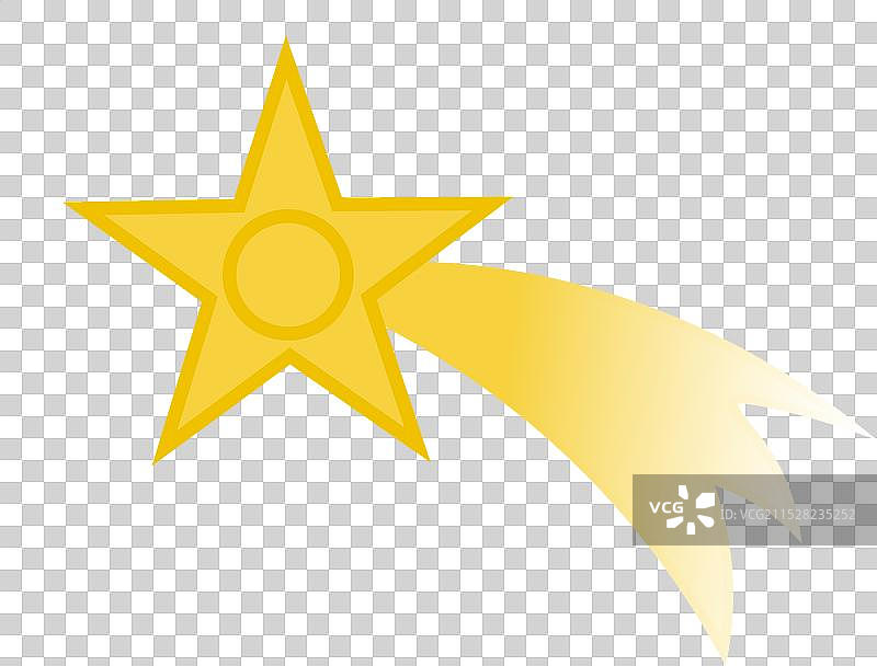 圣诞节的流星符号绘画图片素材