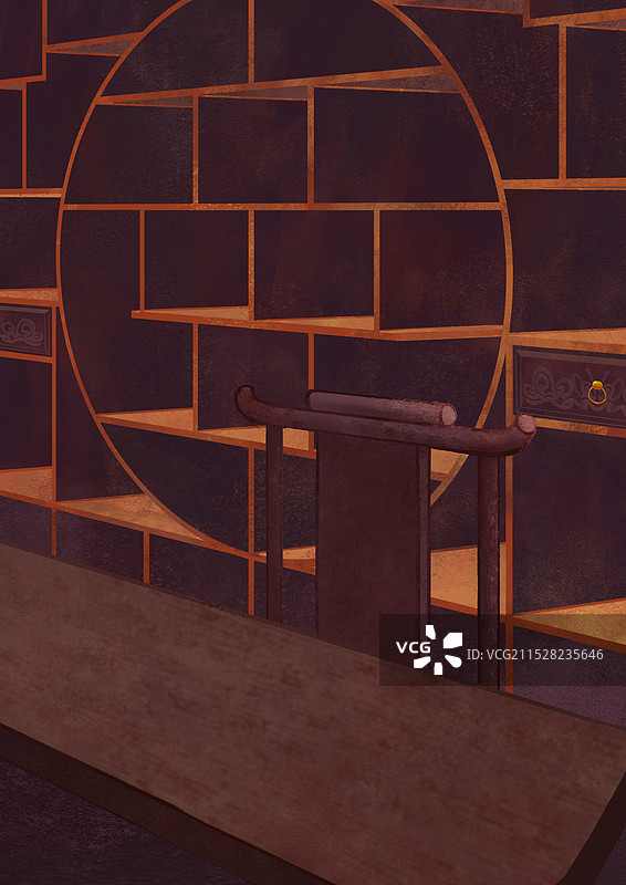 室内书房卧室家具空书柜子桌子椅子图片素材