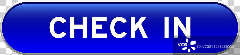 蓝色胶囊形状的按钮，上面写着“检查”图片素材