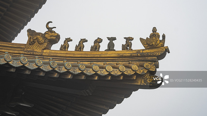 问道武当山-金顶-金殿图片素材