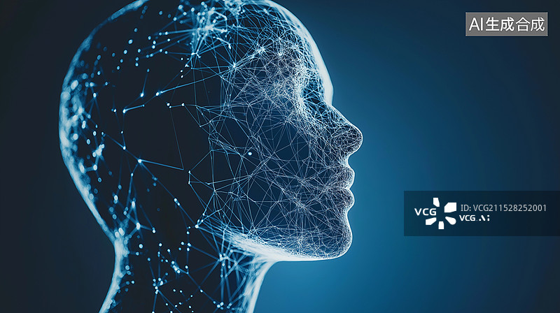 【AI数字艺术】人工智能主题海报——抽象人类形象图片素材