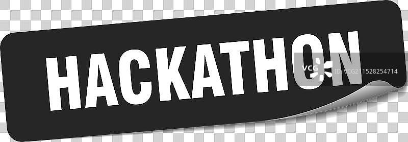 黑客马拉松贴纸 黑客马拉松标签图片素材