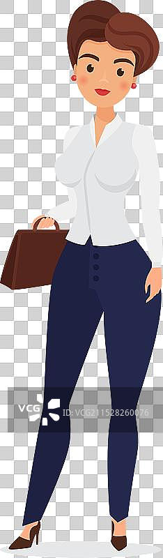 优雅的职业女性手提包图片素材
