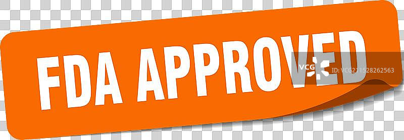 FDA批准的贴纸 FDA批准的标签图片素材