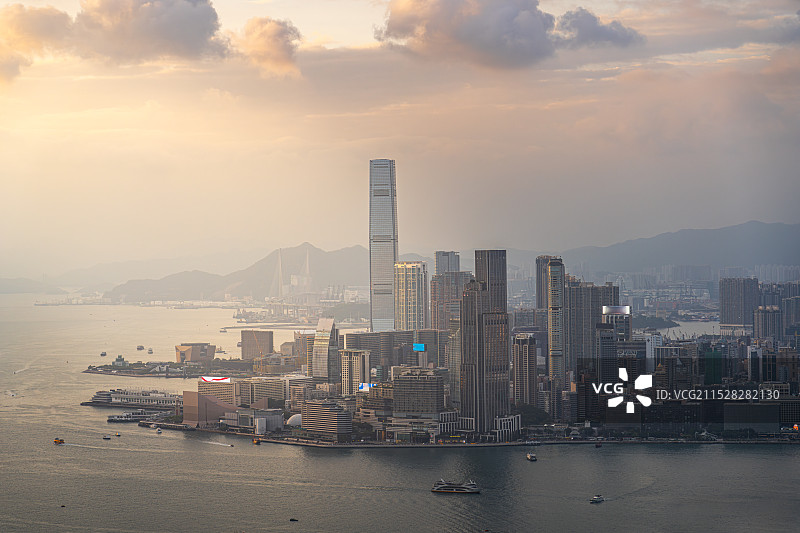 香港 港岛尖沙咀 摩天大楼 城市风光图片素材