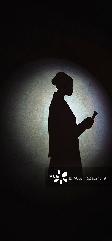 女性形象影子造型图片素材