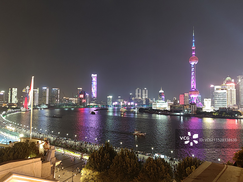 外滩夜景图片素材