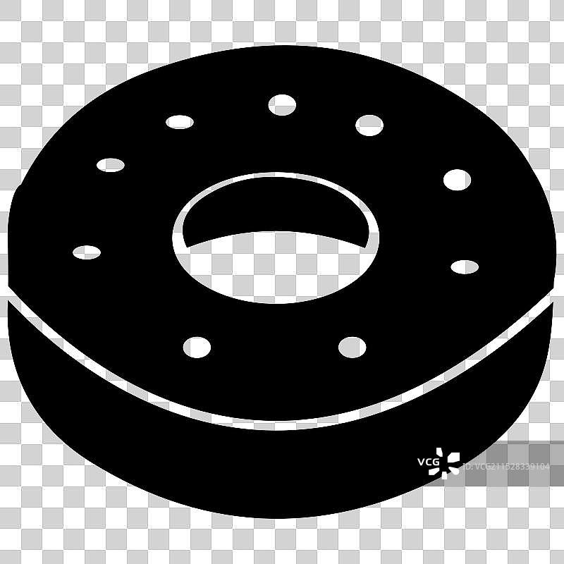 甜甜圈蛋糕图标符号设计图片素材