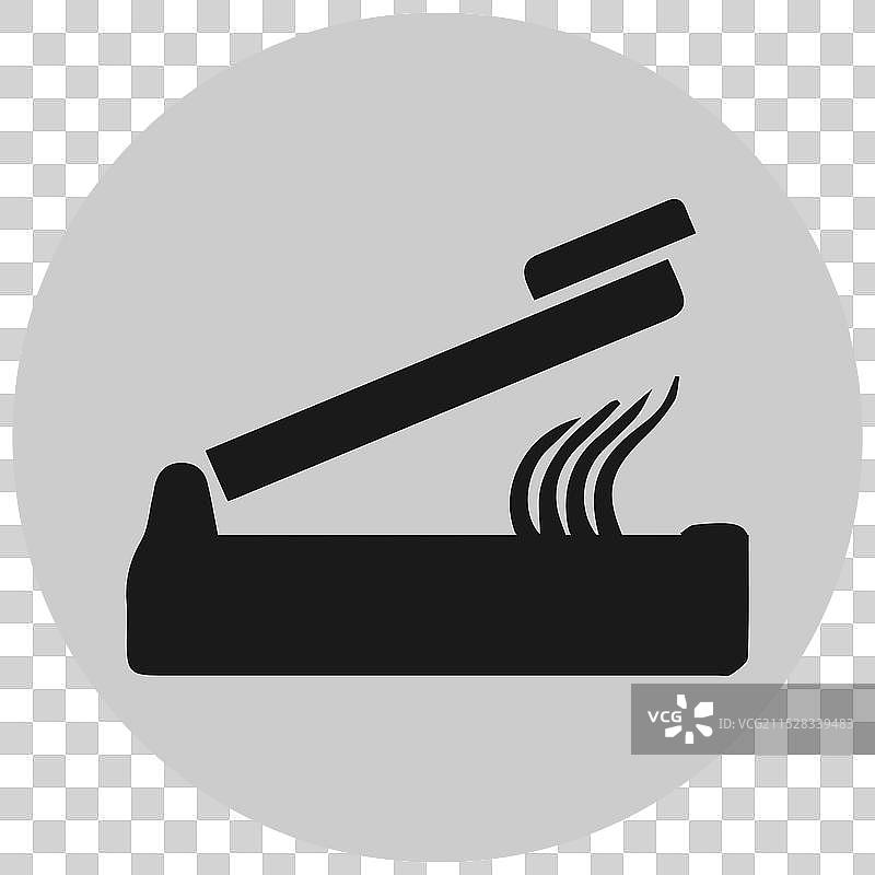热压机图标，布料或直发器图片素材