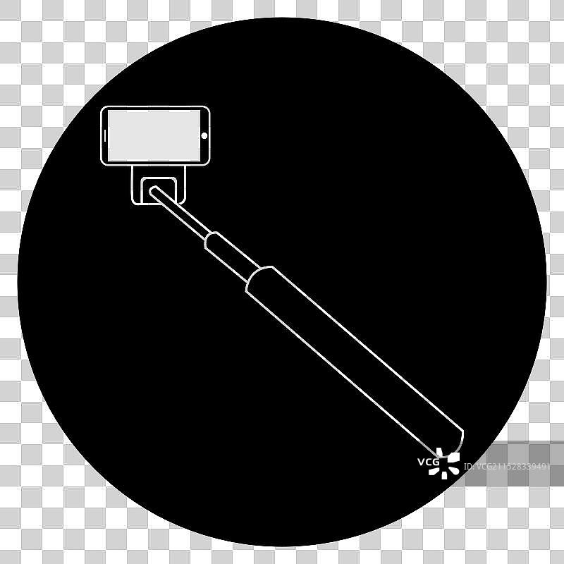 自拍杆图标符号设计图片素材