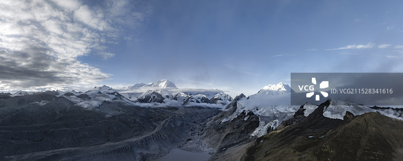 西藏定日|卓奥友峰全景图片素材